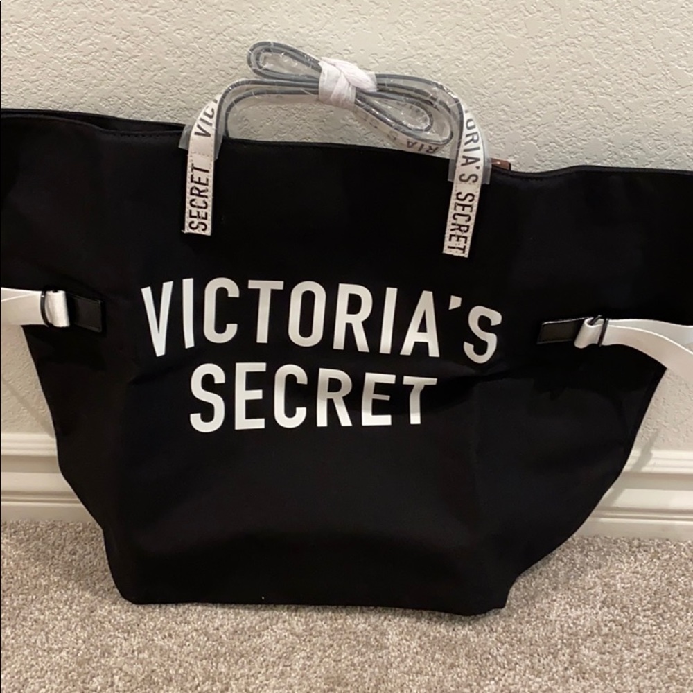Victoria’s Secret Black and White Tote Bag New